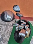 Dunlop Maxfli Golf Clubs Set with Cart Bag - 1