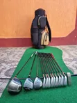 Dunlop Maxfli Golf Clubs Set with Cart Bag - 2