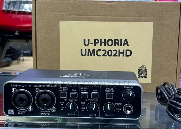 Behringer UMC202HD 2-Ch USB Audio Interface | 192kHz - 1