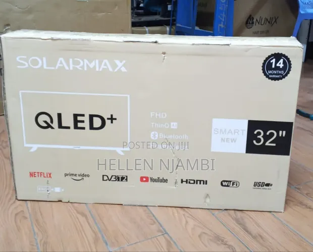 Solarmax 32" Smart Android QLED Full HD TV - 1