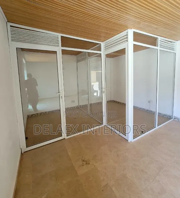 Office Interior Partitioning - Aluminum & Glass - 1
