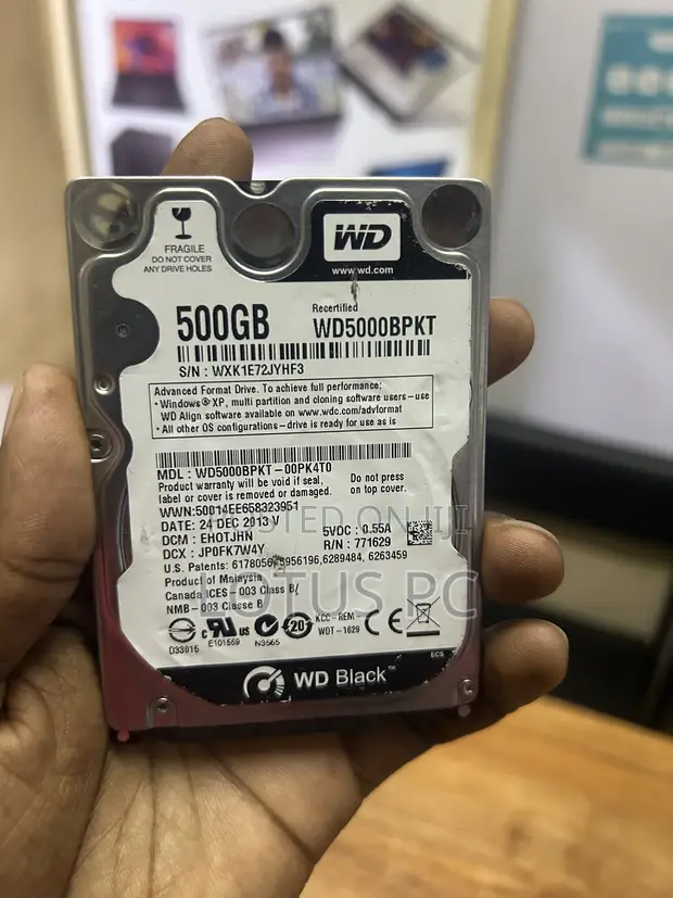 Western Digital 500GB Laptop HDD - 1