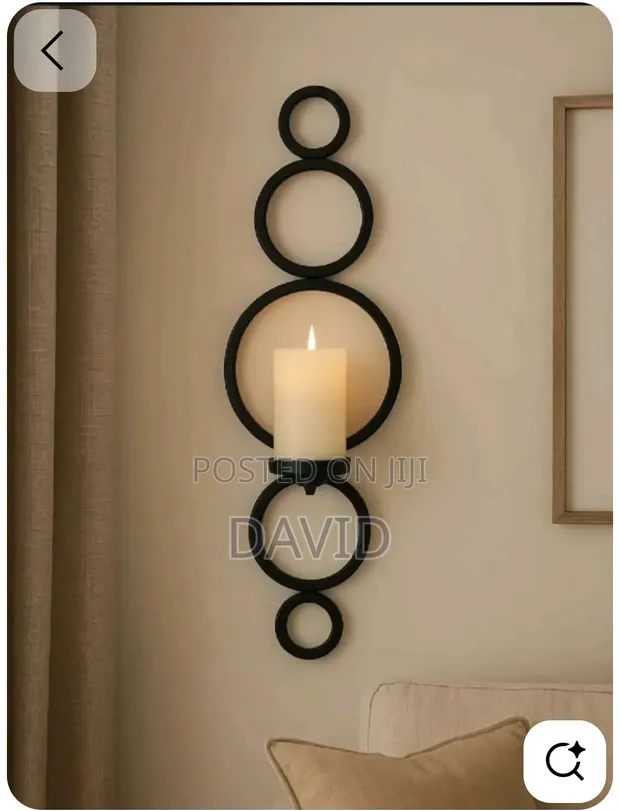 Wrought Iron Candle Holder - 1
