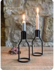Wrought Iron Candle Holder - 2