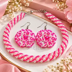 Kenyan Patriots Fahari Flower Jewelry Set