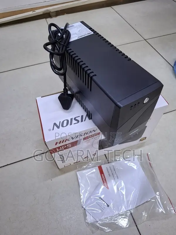 Hikvision 1000VA UPS - Power Backup for CCTV & WiFi - 1