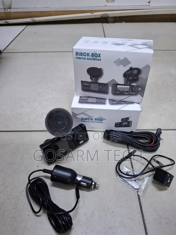 Black Box 1080p Dash Camera with Front & Rear Cameras - 1
