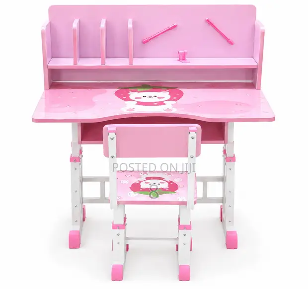 Kids Study Table and Chair Desk - 1