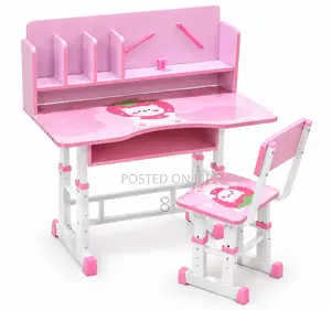 Children's Study Table Desk - Pink