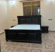 5x6 Black Wooden Bed Frame - 2