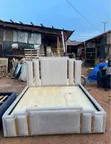 Brand New 5x6 Grey Bed Frame - 2