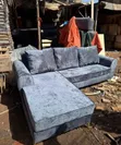 Brand New Sectional Grey L-Shape Sofa (5 Seater) - 2