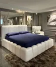 6x6 Cream Bubble Bed - Brand New - 2