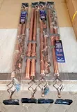 Black & Bronze 2 Meter Adjustable Window Curtain Rods - 2