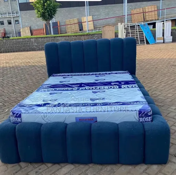 5x6 Blue Bubble Bed with Mattress Option - 1