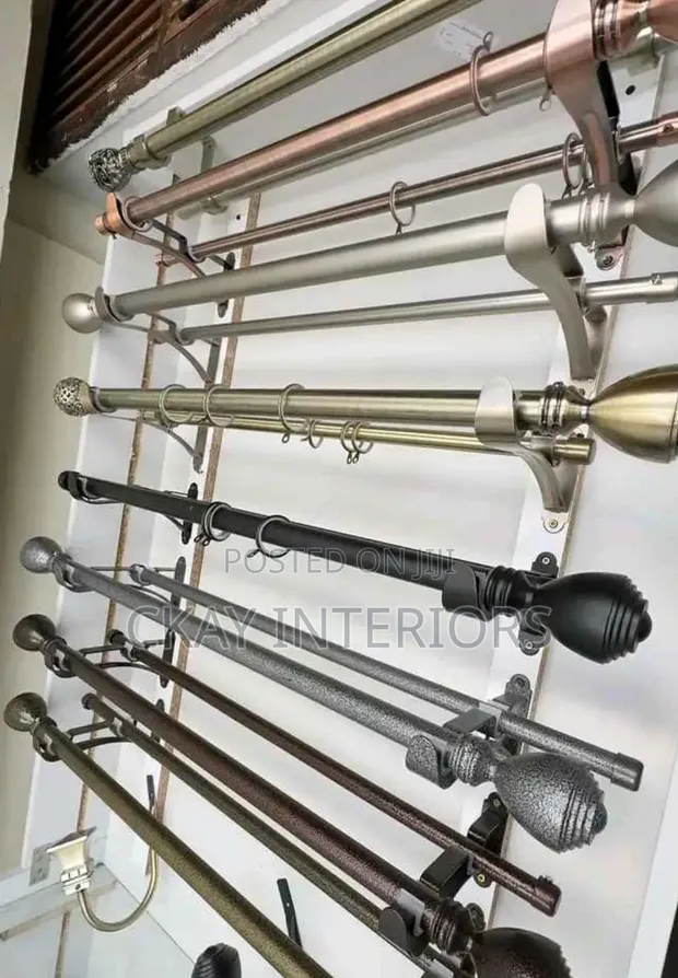 Powder Coated Curtain Rods - Jua Kali - 1