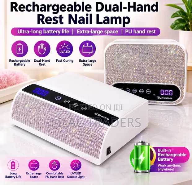 288W SUN BM-18 Rechargeable UV/LED Nail Lamp - 1