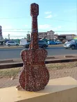 Beaded Guitar Decor - 1