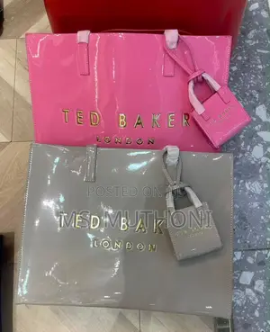 Glossy Patent Ted Baker London Tote Bag