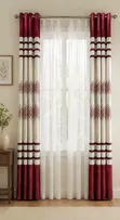 Beautiful New House Curtains with Floral Pattern - 2