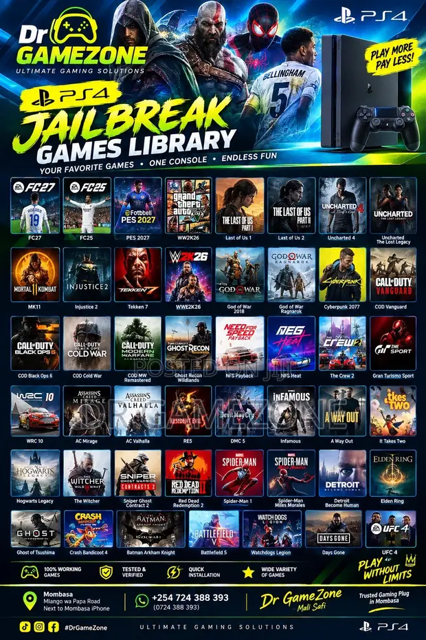 PlayStation 4 Games Installation Service - 1