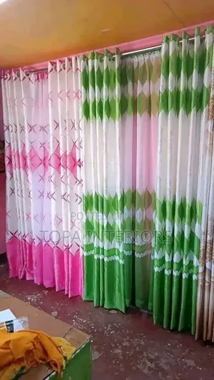 Floral Window Curtains - Home Decor
