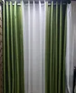 Modern Ring Top Living Room Curtains - 1