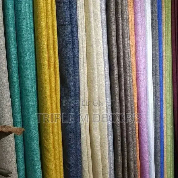 Modern Minimalist Gunia Fabric Curtains With Rings - 1
