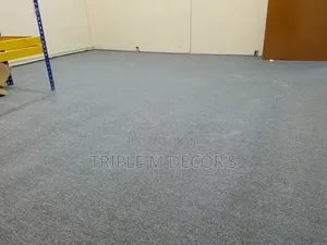 Grey 4mm Delta Wall-to-Wall Office Carpet