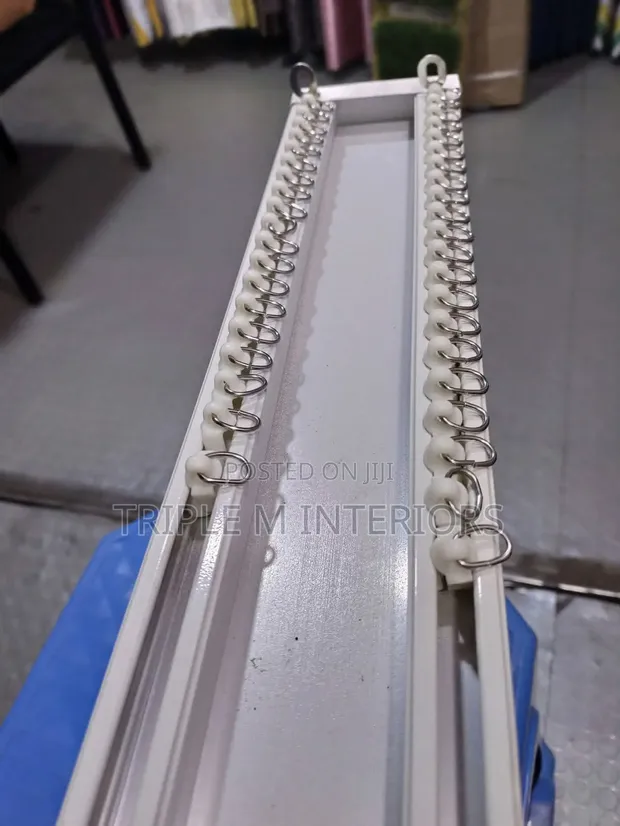 Double Aluminium Curtain Rails - Premium Window Rails - 1