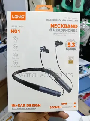 LDNIO NO1 Neckband Wireless Bluetooth Headset - Black