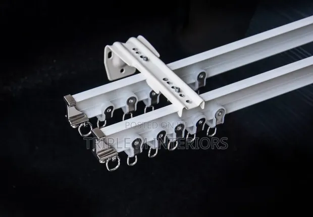 Single Aluminium Curtain Rails - Premium Quality - 1