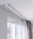 Premium Single Aluminium Curtain Rails - White - 1