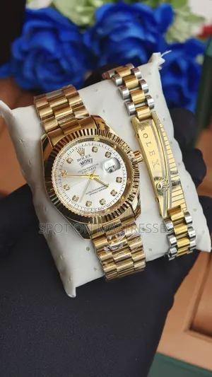 New Rolex Watch + Bracelet Combo
