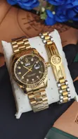 New Rolex Watch + Bracelet Combo - 4
