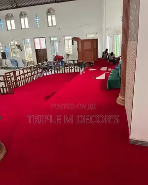 Classic Red 4mm Delta Church Carpet