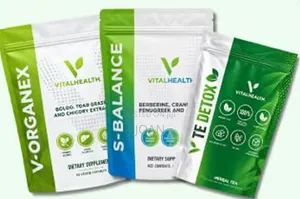 Vitalhealth Package 1: V-Organex, S-Balance & TE Detox Tea