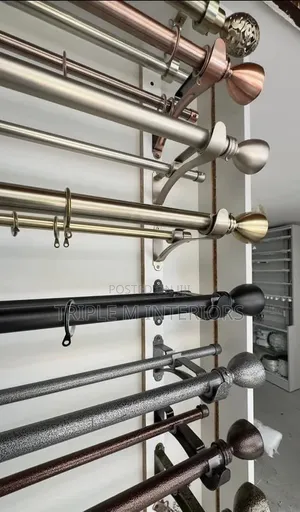 Premium Juakali Curtain Rods - Heavy Gauge