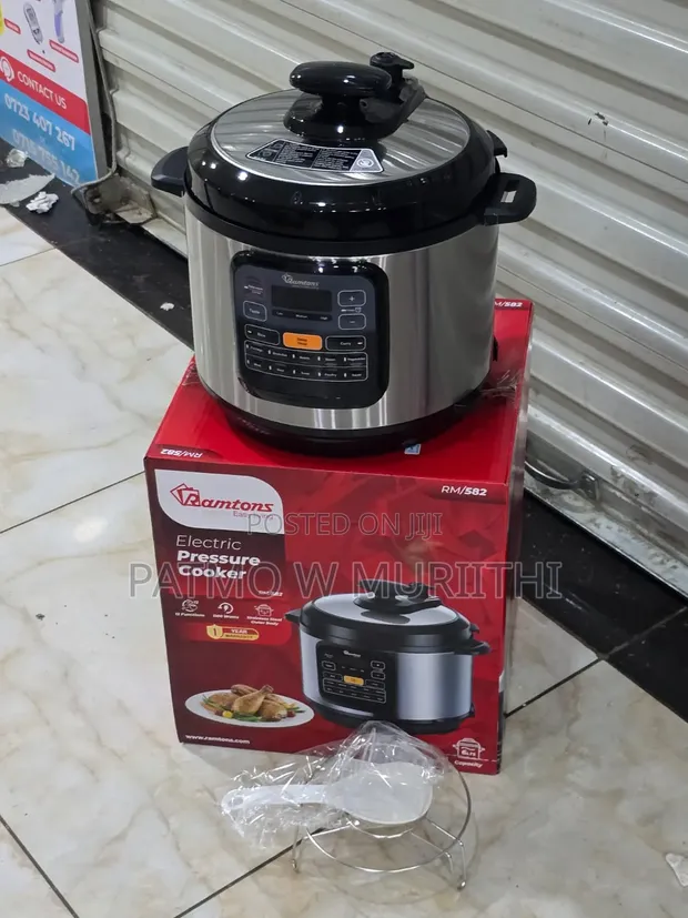 Ramtons Electric Pressure Cooker 6L RM/589 - 1