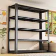 5-Tier Metallic Garage Storage Rack - 4