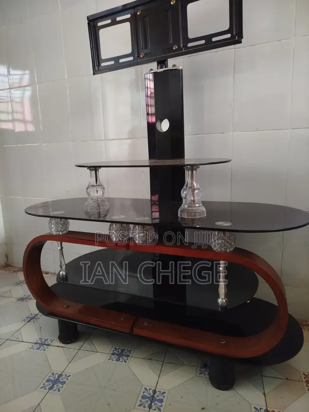 Used Glass TV Stand (45 Inch and Above) - 1