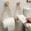 Rope Beaded Toilet Paper Holder - 2