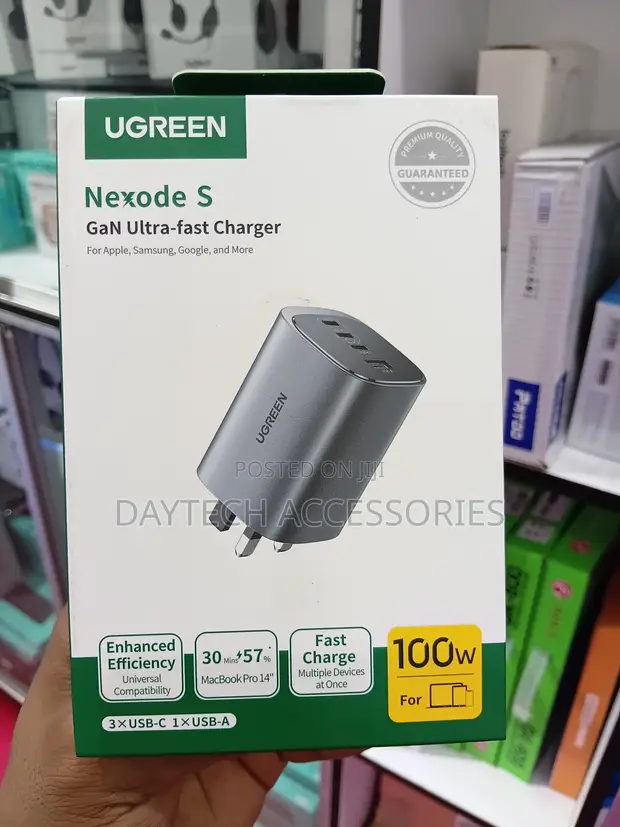 UGREEN Nexode S 100W 4-Port Charger - Gray - 1