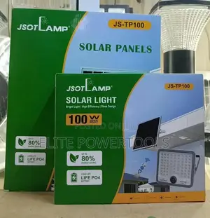 100W Solar Floodlight with Camera & Remote