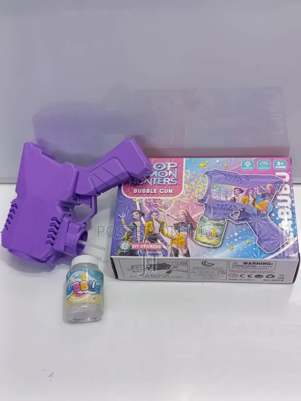 Labubu Bubble Gun - Electronic Foaming & Light - 1