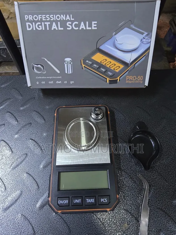 Professional Digital Gram Pocket Scale PRO-50 (50g x 0.001g) - 1