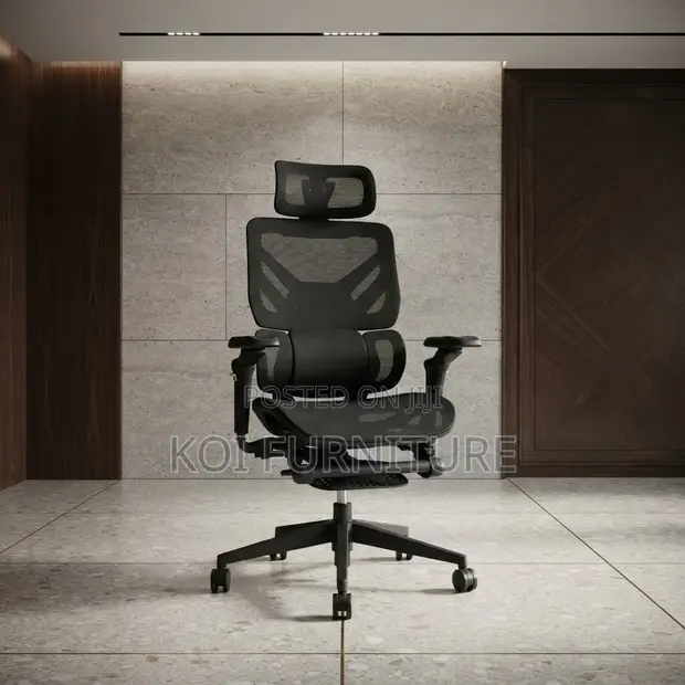 Executive Orthopedic Office Chair with 6D Armrests - 1