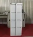 4-Drawer Filing Cabinet with Lock - White Steel - 5