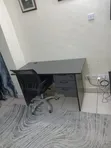 Modern Mesh Office Chair and Desk Set - 1