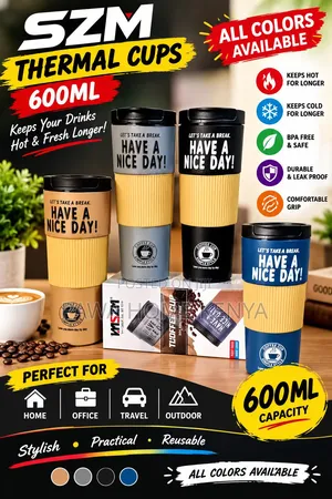 600ml Stainless Steel Thermal Mugs